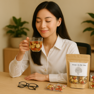 Ngọc Xuân Trà – 3 Công Dụng Dưỡng Mắt, An Thần, Làm Đẹp Da